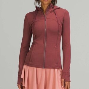 Smoky Red Hooded Define Jacket - Nulu